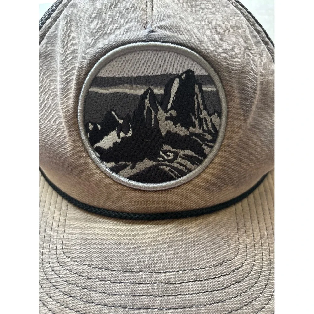 Patagonia Fitz Roy Mountain Patch Trucker Hat Mesh Snapback Cap Gorpcore Fishing